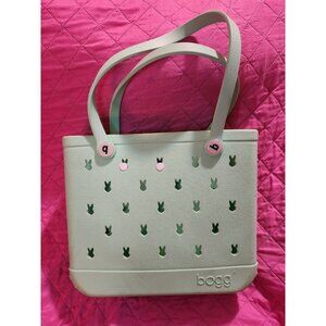 Baby Bogg Bag In Hippity Hoppity Mint With Bunny Cutouts NWT.